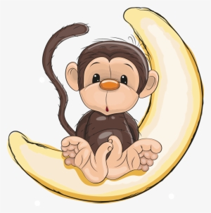 Gorilla Clipart Wild Animal - Png Cute Cartoon Monkey #3889057