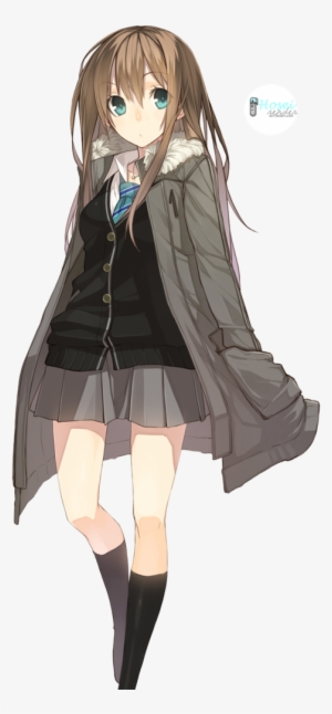 Scia Scripture - Anime School Girl Png #3889227