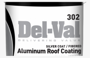 #302 Del-val Silver Coat Fibered Aluminum Roof Coating - Roof Coating #3889497
