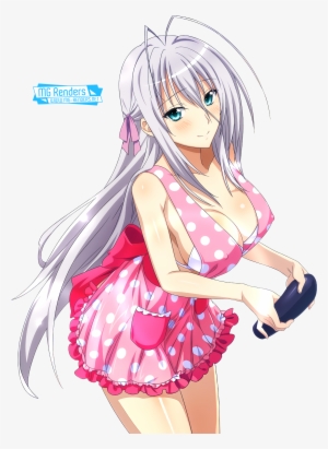 Maid Rossweisse Hair Png, Very Long Hair, Maid, Hot - Highschool Dxd Rossweisse Maid #3889608