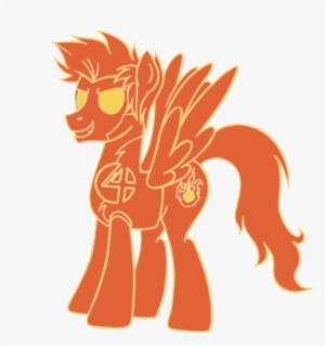 Edcom02, Human Torch, Johnny Storm, Ponified, Safe, - Human Torch Pony #3889630