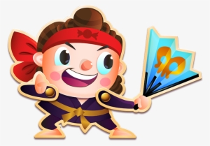 Ninja Kimmy Transparency - Candy Crush Soda Saga Ninja #3890207