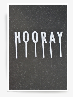 Hooray Letters - Poster #3890361
