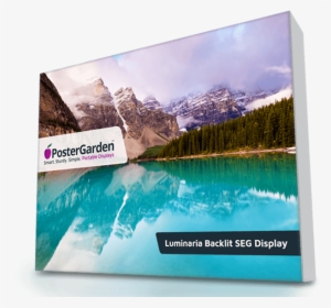 Luminaria Backlit Fabric Trade Show Displays - Moraine Lake #3890678