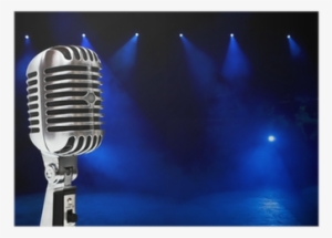 A Retro, 60's Style,metallic Microphone - Microphone #3890811