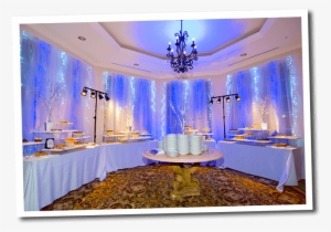 We Use Fabric And Lights To Transform Any Space Into - White Columns Fabric Event Room #3890907
