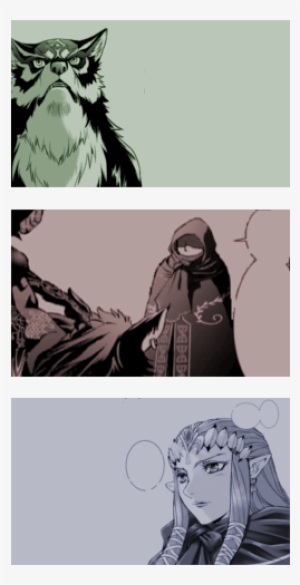 Link And Zelda First Meeting - Cartoon #3891173