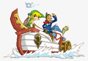 Linebeck And Toon Link - Phantom Hourglass Linebeck Ship #3891200