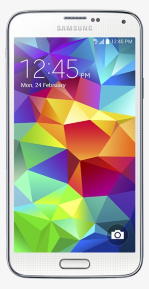 Samsung Galaxy S5 White - Samsung Mobile Front And Back #3892011