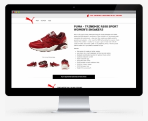 Host Multiple Designs From A Single Ebay Account - Puma Trinomic R698 Sport Women's Sneakers - 06 - Us:9 #3892058