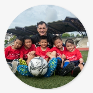 Football Academy Kids And Coach Aleksandar Duric - Football #3892125