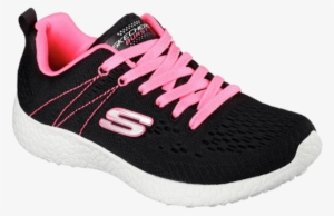 Sketchers Burst- Adrenaline Running Shoes - Skechers Women's Casual Shoes ( Blk Pnk , 6 ) #3892626