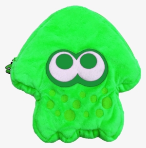 Hori - Splatoon 2 - Plush Pouch - Squid - Green - Hori Splatoon 2 Plush #3892893