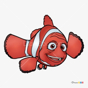 How To Draw Marlin Dory And Nemo Png Nemo Chibi Characters - Finding Nemo #3893366