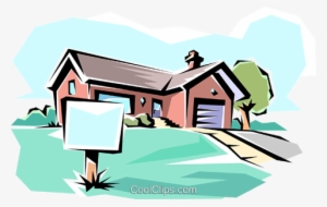 House For Sale Royalty Free Vector Clip Art Illustration - Assessor Gif #3893834