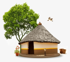 Vibezfarmhouse - Village Hut Png #3894442