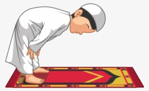 What Do Muslims Say While Kneeling Down To Allah - Muslim Praying Clipart Png #3894515