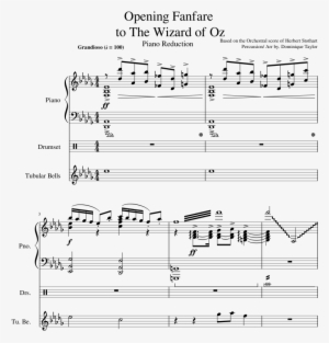 Opening Fanfare To The Wizard Of Oz Sheet Music Composed - Sheet Music #3894941