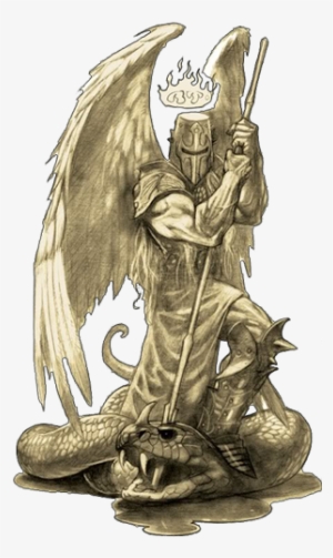 Guardian Angel Tattoos 45 1 - Angel Knight Tattoo Design #3894942