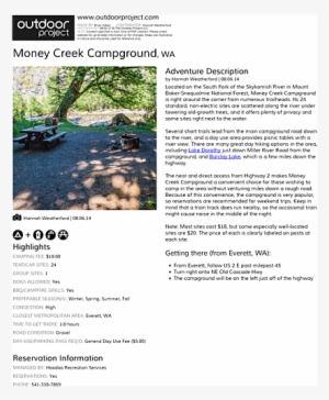 Money Creek Campground Field Guide - Red Rock Canyon Lake Forest Hike #3895285