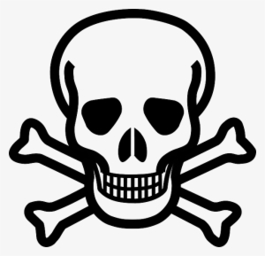 Drugs Are No Good For Anyone - Skull And Crossbones Silhouette Png #3895946