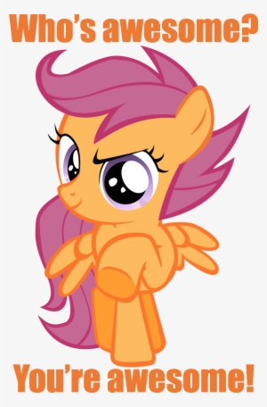 Awesome, Caption, Female, Filly, Image Macro, Looking - Mlp You Re Awesome #3896165