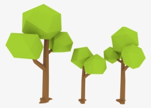 Low Poly Trees 3d Model - Tree Low Poly 3d Model #3896388