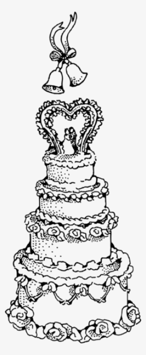 Wedding Cake - Draw A Wedding Cake #3896784