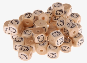 Embossed Letter Cubes 10mm - Bead #3896812