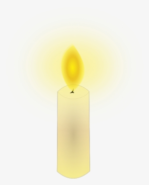 Lit Candle On Transparent Background - Candle #3897349