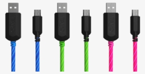 Tamo Charge And Glow Micro Usb Cable Mfi Certified, - Color Micro Usb Cable Png #3897510