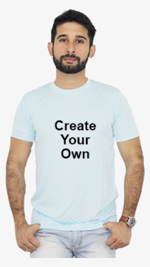Create Your Own Sky Blue T-shirt - T-shirt #3899544