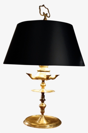 Continental Brass Oil Lamp #3899557