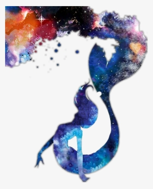 Mermaid Galaxy Watercolor #390186