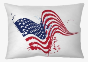 Grunge American Flag Usa Flag Isolated On White, Textured - Flag Of The United States #390403