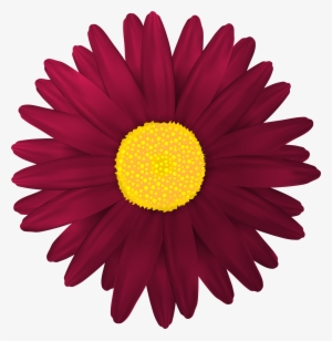 Red Flower Transparent Png Clip Art Image - Transparent Flower #390591
