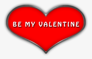 Red Heart With Be My Valentine - My Valentine Clip Art #390662 Red Heart With Be My Valentine - My Valentine Clip Art #390662