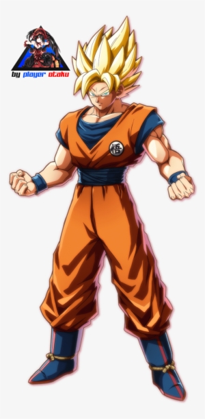 Dragon Ball Fighterz Goku Ssj Render Hd By Playerotaku - Dragon Ball Fighterz Goku #391056