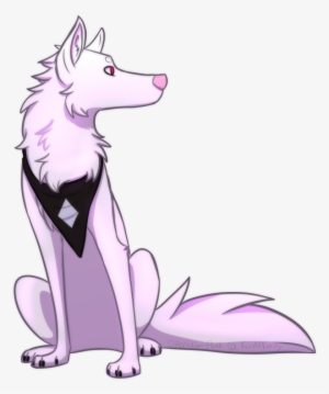 Random White Wolf - Cartoon #391212