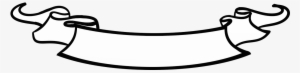 Banner Scroll Png - Black And White Scrolls Clip Art #391213