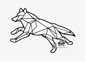 Geometric Wolf Tattoo Design Based Off The Actual Lupus - Tattoos Designs Wolf Geometric #391214