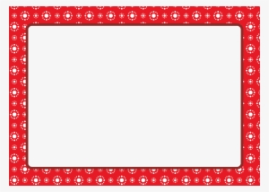 Christmas Cards Borders - Red Christmas Border Png #391235