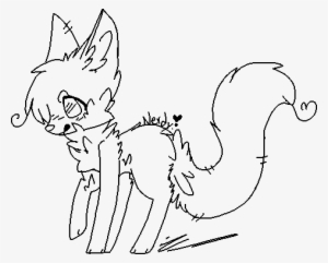 Clipart Black And White Alphabet Drawing Animal - Fox Base Drawing #391290