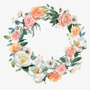Beautiful Garland Decorative Border Png - Shabby Chic #391703