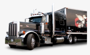 American Truck Black Sideview - Trailer Truck #391944