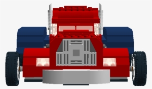 Remote Control Red Lightning Truck - Model Car #392114