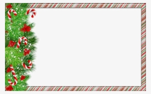 Christmas Border Png Image - Christmas Picture Frame Png #392237