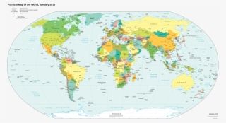 Cia Fact Book Political Map Big Image - Political Map Of The World 2015 #392707