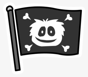 Jolly Roger Flag Pin - Club Penguin Pins #392958