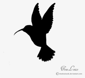 Hummingbird Silhouette Clip Art - Hummingbird Silhouette #393217